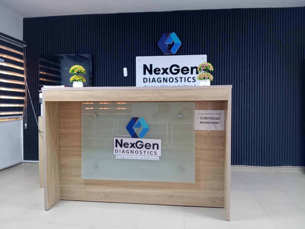 Front view of diagnostic center